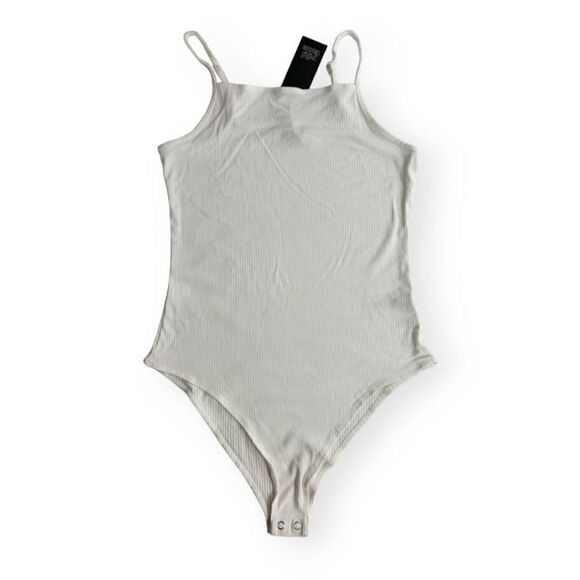 Wild Fable Spaghetti Strap BodySuit  White Medium - Picture 1 of 2